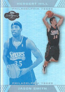 2007-08 Topps Co-Signers Silver Blue Foil #98A Jason Smith Herbert Hill /29 