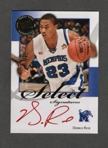 2008-09 Press Pass Legends - Select Signatures Red Ink Derrick Rose RC Auto /50 - Picture 1 of 2