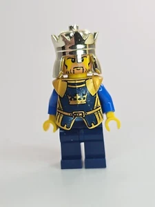Lego Castle Fantasy Era Minifigure CAS388 Crown King No Cape - Picture 1 of 10