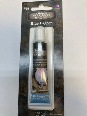 Finnabair Art Alchemy Metallique Paste Wax .68 Fluid Ounce Blue Lagoon  - Image 1 of 2