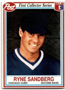 1990 Post Cereal Ryne Sandberg Chicago Cubs #9