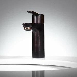 Whittington - Empalme único, grifo de lavabo de palanca, bronce frotado con aceite T81331-ORB - Imagen 1 de 4