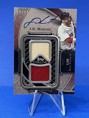 2022 Topps Sterling Sterling Swings Autograph Relics #SWAR-JM J.D. Martinez /25 - Image 1 of 2