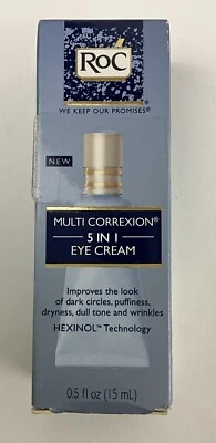 ROC MULTI CORREXION 5 EN 1 CREMA PARA OJOS TECNOLOGÍA HEXINOL 0,5 OZ NUEVO EN CAJA Foto 1 de 4