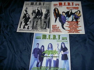 RARE M.E.A.T ISSUE #43 OCT 1993 CANADA'S #1 METAL MAGAZINE ANTHRAX JUDAS PRIEST - Picture 1 of 12