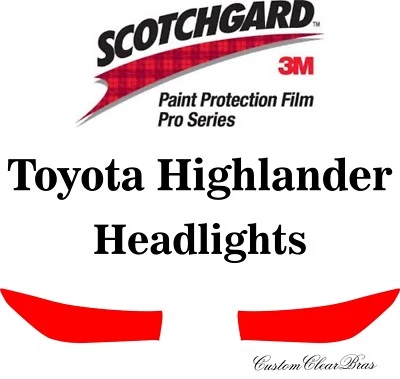 Película de protección de pintura 3M Scotchgard serie Pro 2017 2018 2019 Toyota Highlander Foto 1 de 3
