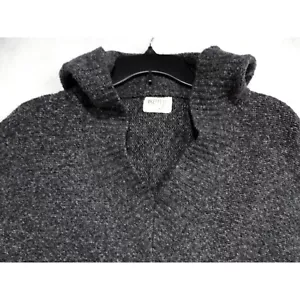 Suéter con Capucha Manga 3/4 Cuello en V Mezcla Lana Kenji Anthropologie De Colección Talla M - Imagen 1 de 9