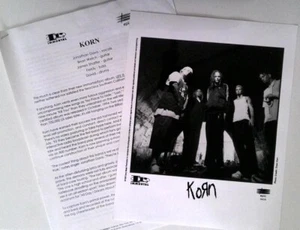 Korn Life is Peachy 1996 Photo Promo Music Press Kit - Epic Ir Immortal Records - Picture 1 of 1