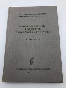 Mehrdimensionale Projektile und höheregeometrie von Wener Burau 1961 - Picture 1 of 3