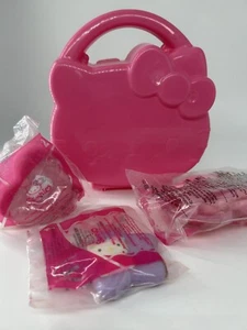 Set Of 3 Hello Kitty McDonald’s Toy Collectibles With Case 2002 Glamour - Picture 1 of 10