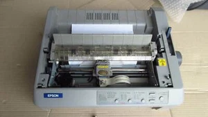 Epson LQ-590 USB 24-pin 80 Column Dot Matrix Printer NO COVERS INCL PAPER GUIDE - Picture 1 of 4