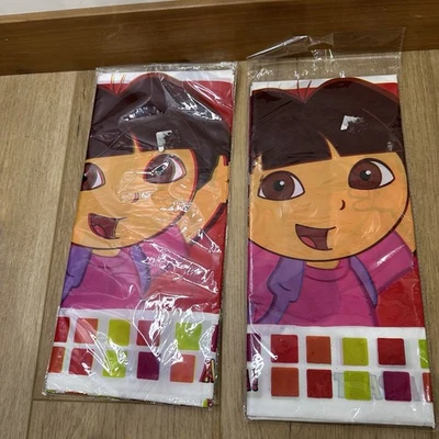 De Colección Dora La Exploradora 2 Manteles de Plástico Fiesta de Cumpleaños Y2K Fiesta 54x96 Foto 1 de 2