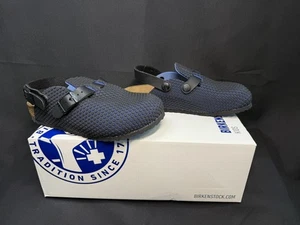 Scarpe Birkenstock Kay bambini taglia 32 vestibilità stretta pelle sughero EVA polpo blu - Foto 1 di 6