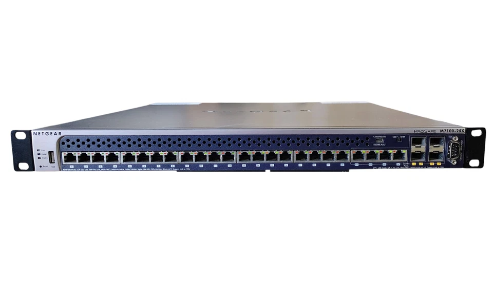 NETGEAR PROSAFE M7100-24X, 24 PORT 10G L2+ GIGABIT MANAGED XSM-7224 Dual PSU - Image 1 of 4