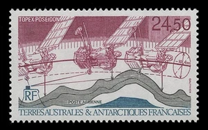 FSAT Sc# C122, 1992 MAPPING SATELLITE POSEIDON - MINT F-VF NH - Picture 1 of 2