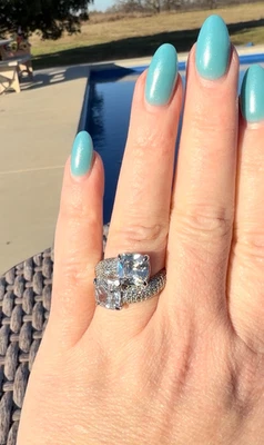 2025 Original - Fiesta Bomb - Talla 7 - Diamante rodio circonita cúbica - Adorno astral Foto 1 de 3