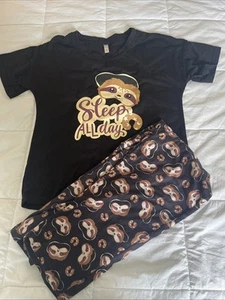 girls pj set Size 10-12 - Picture 1 of 6