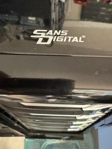 Sans Digital 8 bay 3.5” SAS SATA case with 8port 1038E-it card & (2)cables 0disk - Picture 1 of 8