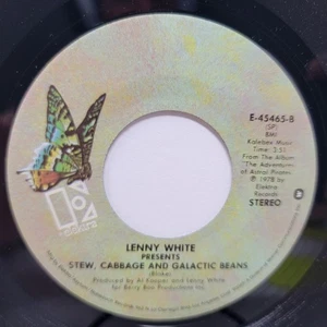 Lenny White Stew Cabbage / Universal 7" 45rpm m- Vinyl Soul Record free sleeve - Imagen 1 de 2