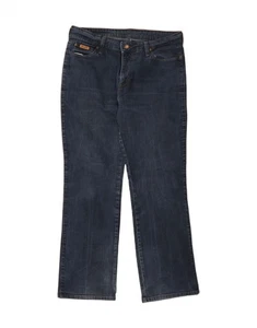 WRANGLER Womens Regular Fit Bootcut Jeans W33 L30 Navy Blue Cotton XW15 - Picture 1 of 3