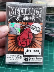Metalica St. Anger Universal Malaysia Official Cassette Brand New Sealed 马来西亚磁带 - Picture 1 of 3