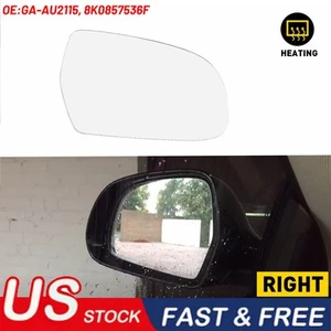 Espejo de cristal con respaldo térmico lado derecho derecho derecho para Audi A5 A3 S5 A4 Quattro - Imagen 1 de 11