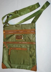 Beverly Hills Polo Club, Crossbody/Shoulder Purse Bag, Green/Logo - Picture 1 of 8