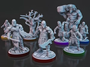 God of War - GOW- miniatures for tabletop, board games, dioramas... - Imagen 1 de 18