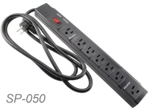 CablesOnline, 7 Outlets 1200J Surge Power Strip w/6-foot Right-Angle Cable - Picture 1 of 4
