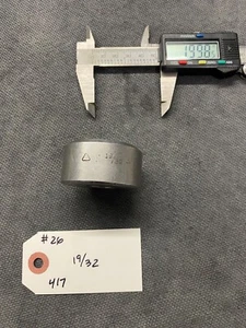 ROUND PUNCH DIE ROPER WHITNEY DIACRO DI-ACRO BENCH PRESS SIZE 19/32 417 #26 - Picture 1 of 2