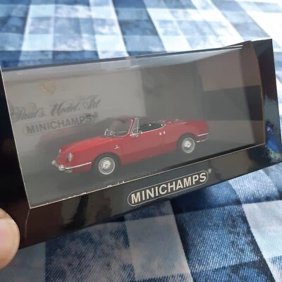 Fiat 850 sport spider  minichamps   scala 1:43  con scatola nuova - Immagine 1 di 2