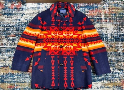 Vtg PENDLETON Chief Joseph Navajo Aztec Pattern High Grade Western Wear Men’s 40 - Image 1 of 4