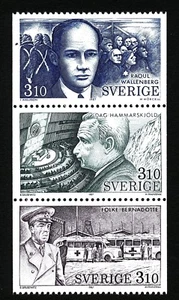 Sweden 1987 Booklet pane In the service of humanity Engravers  Mörck Franzén MNH - Picture 1 of 1