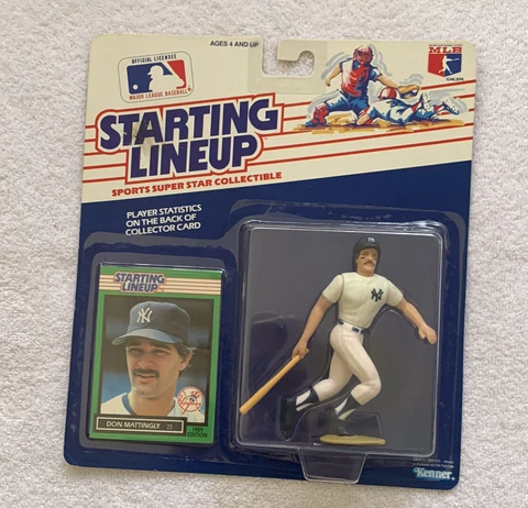 1989 MLB Starting Lineup, DON MATTINGLY - New York Yankees, Vintage NOS Cover