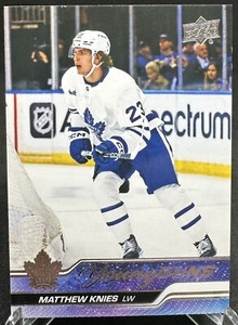 Matthew Knies 2023-24 Upper Deck Series 1 Young Guns #222