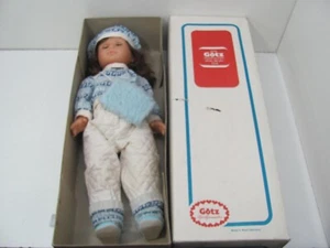 Vtg Gotz Spielfreundin 22" WALKING TALKING MODELL DOLL MINIFON - Picture 1 of 12