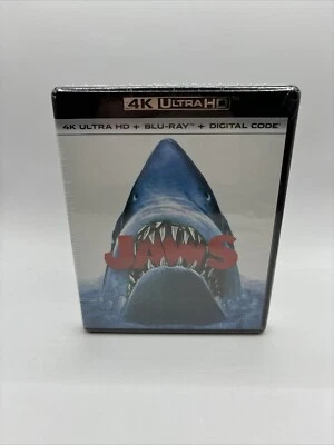 Jaws [New 4K UHD Blu-ray] With Blu-Ray, 4K Mastering Factory Sealed Foto 1 de 2
