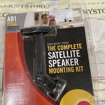 Satellite Speaker Mounting Kit AB1 Wall Ceiling Surround Sound Omni Mount New - Image 1 of 4