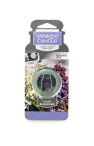 Yankee Candle LILAC BLOSSOMS Smart Scent Jar VENT CLIP Car Air Freshener 