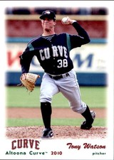 2010 Altoona Curve Grandstand #29 Tony Watson Sioux City Iowa IA Baseball Card