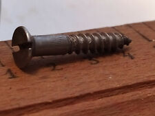 Old Slotted Pure Iron 10 X 1 14 Wood Screws For Antique Flintlock Gun Cannon