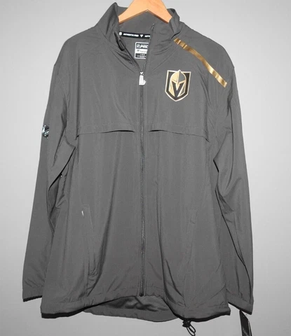 NHL Authentic Pro Vegas Golden Knights Full Zip Hockey Jacket New Mens Sizes Cover