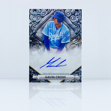 GAVIN CROSS 2023 Bowman Sterling STERLING SILVER Refractor AUTO Royals 4/100