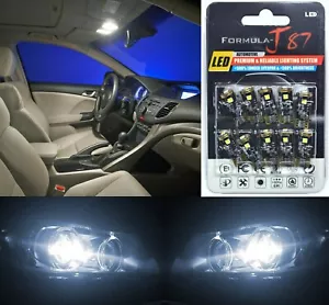 Canbus Error LED Light 168 White 5000K Ten Bulbs Interior Trunk Cargo Stock Fit - Picture 1 of 12