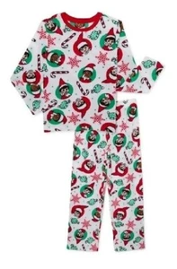 Elf on the Shelf Fleece 2 Pc Pajama Set - White - Choose Size - NWT (Kids) - Picture 1 of 1