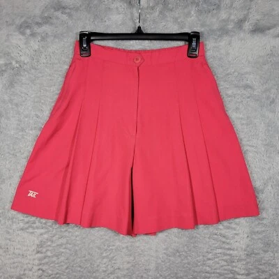 Шорты для гольфа женские TAIL 5/6 розовые плиссированные спереди высокая талия широкие штанины винтажные 25x7 - Изображение 1 из 4