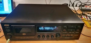 AKAI GX67 Stereo Cassette Deck Tapedeck 3-Kopf, 4-Spur, 2-Kanal NEU Riemen - Bild 1 von 14
