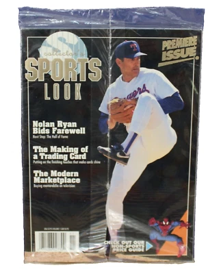 Collectors Sports Look Magazine Premiere Issue Sealed Nolan Ryan Cover Nov 1993 - Image 1 of 3