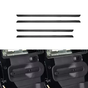Cubierta decorativa para panel de puerta de fibra de carbono 4 piezas para Jeep Wrangler 2007-2010 - Imagen 1 de 18