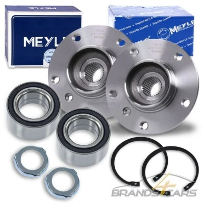 MEYLE 2x wheel hub + MEYLE wheel bearing set wheel bearing set rear for BMW 3 series E36 E46 - Image 1 of 4